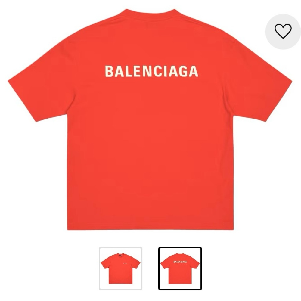 BALENCIAGA SHIRT Unisex Large Vintage Fit T-Shirt